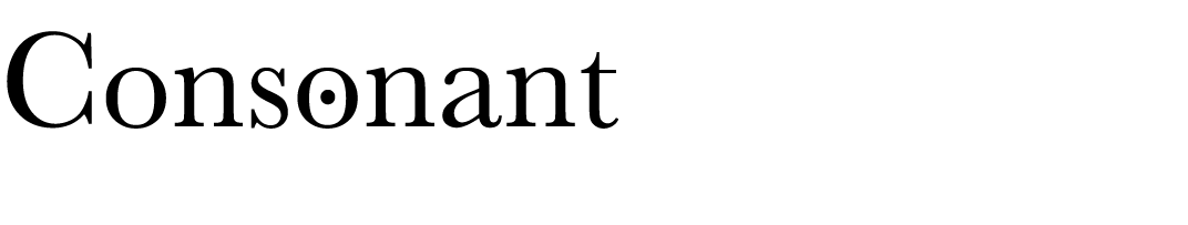  Consʘnant