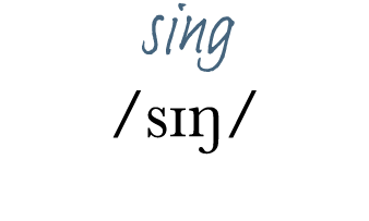 sing  sɪŋ  