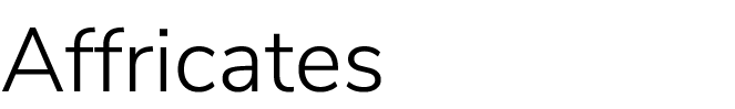 Affricates