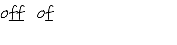 off  of